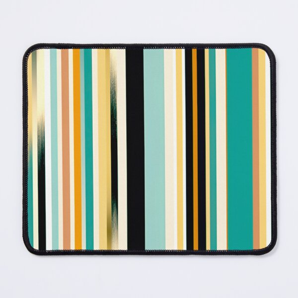 Item preview, Stripe Design -Imagination Teal, blush, gray, ivory, gold designed and sold by Highlandkings.