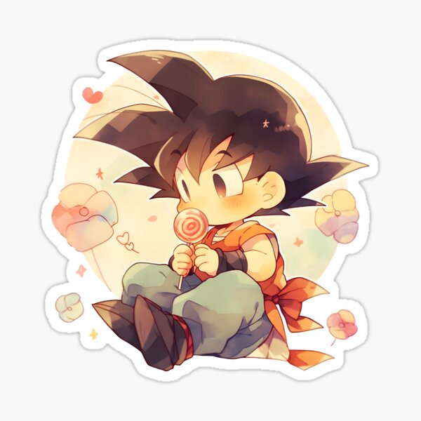 Dragonball Sticker - Goku Chibi 2 Art Print for Sale by PuppyPals3