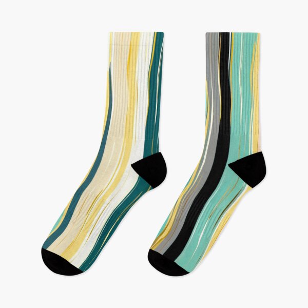 Item preview, Stripe Design - Curiosity Teal, blush, gray, ivory, gold 2 designed and sold by Highlandkings.