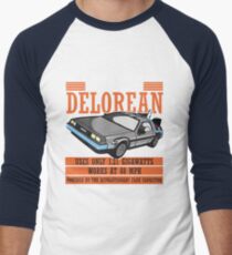 Doc E. Brown Time Travelling Delorean Men's Baseball ¾ T-Shirt