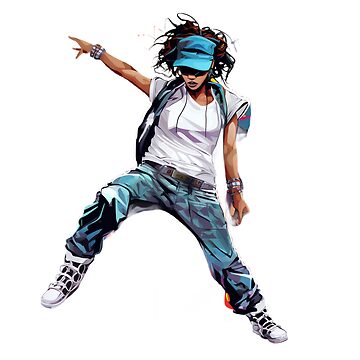 Hip-hop dance boy and girl Royalty Free Vector Image