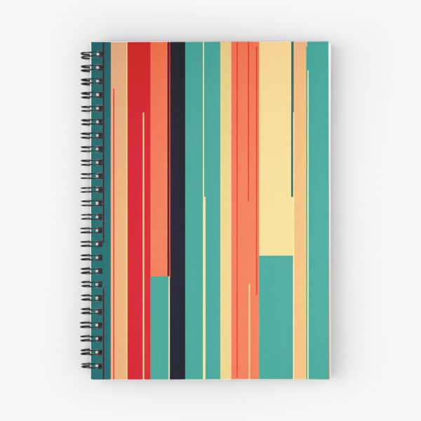 Item preview, Stripe Design -Exploration Teal, light blue, pink, peach, ivory designed and sold by Highlandkings.