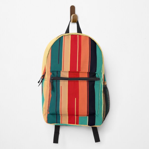 Item preview, Stripe Design -Exploration Teal, light blue, pink, peach, ivory designed and sold by Highlandkings.