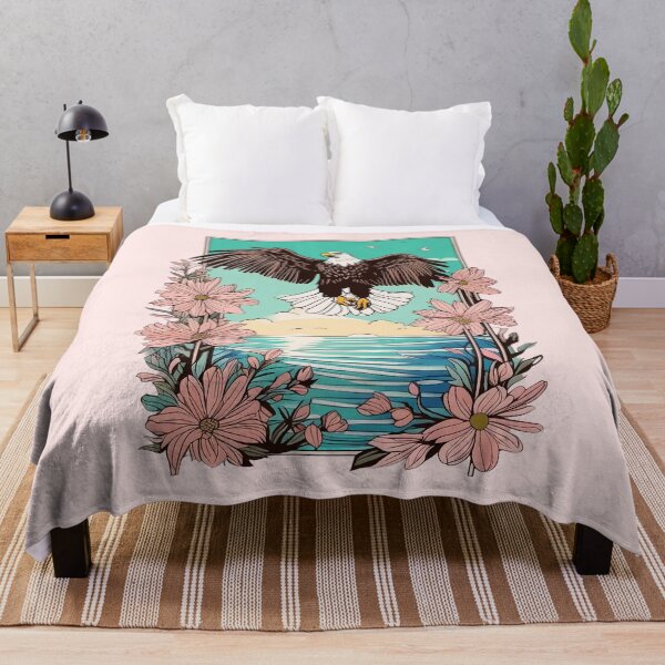 Item preview, Majestic Bald Eagle Flying Over Ocean designed and sold by CutiePalace.