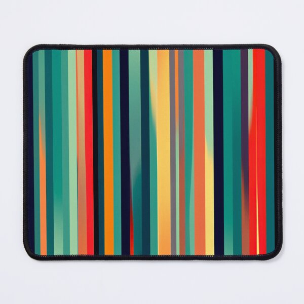 Item preview, Stripe Design -Wonderment Teal, light blue, pink, peach, ivory 2 designed and sold by Highlandkings.