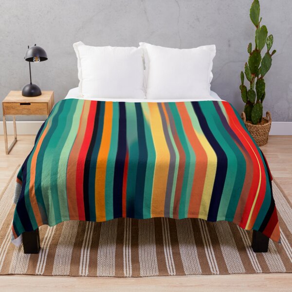 Item preview, Stripe Design -Wonderment Teal, light blue, pink, peach, ivory 2 designed and sold by Highlandkings.