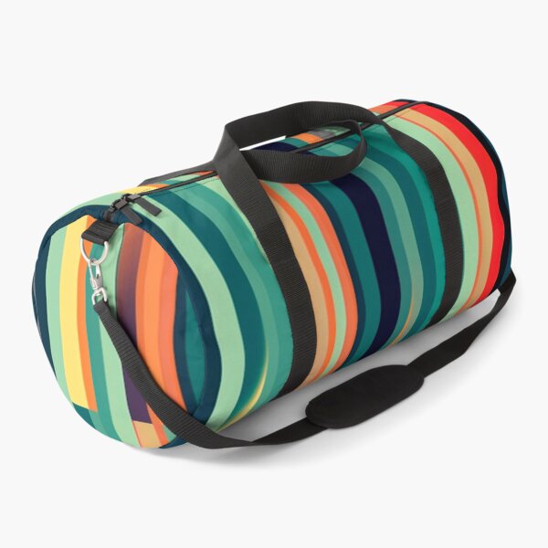 Item preview, Stripe Design -Wonderment Teal, light blue, pink, peach, ivory 2 designed and sold by Highlandkings.
