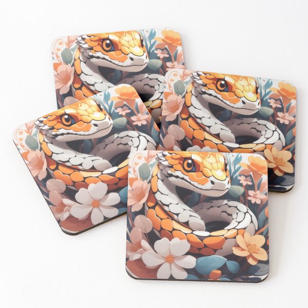 Item preview, Beautiful Flowering Snake Design designed and sold by CreativityCurve.