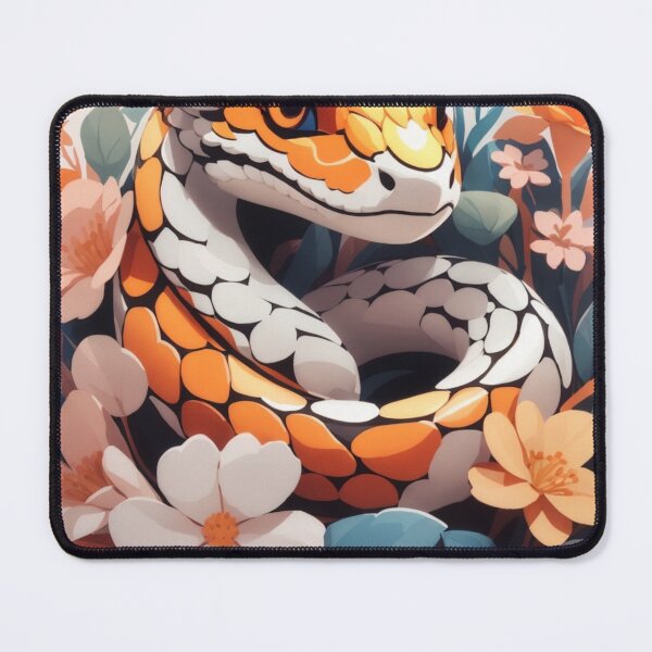 Item preview, Beautiful Flowering Snake Design designed and sold by CreativityCurve.