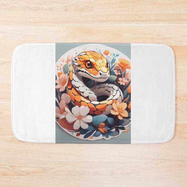 Item preview, Beautiful Flowering Snake Design designed and sold by CreativityCurve.