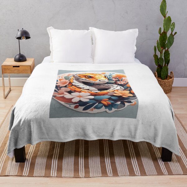 Item preview, Beautiful Flowering Snake Design designed and sold by CreativityCurve.