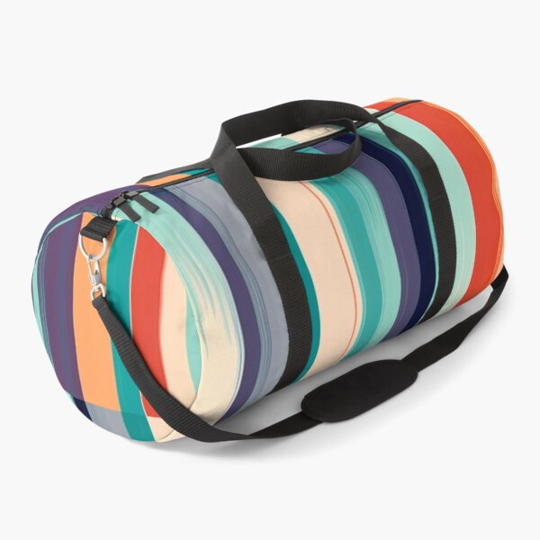 Item preview, Stripe Design -Beauty Teal, pink, peach, gray, white designed and sold by Highlandkings.