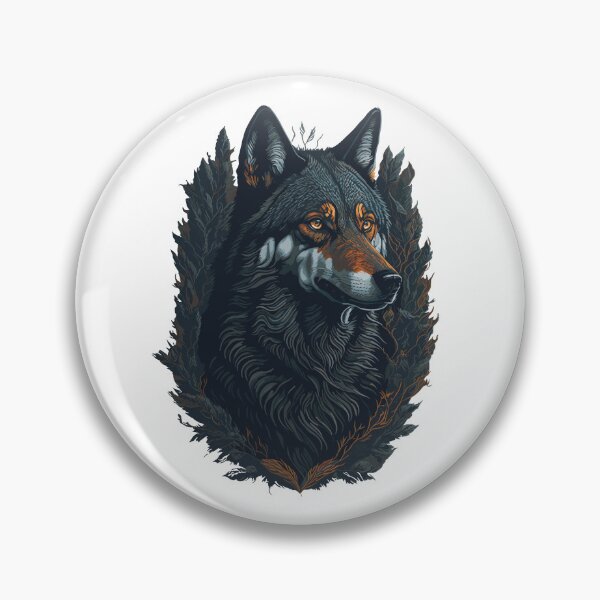 Item preview, Iberian wolf portrait designed and sold by landscapeworlds.