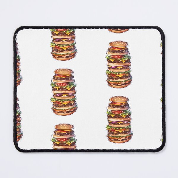 Item preview, A Very Tall Burger Sticker Pack Design Art by ZeesDesign on Redbubble designed and sold by ZEESDESIGN.