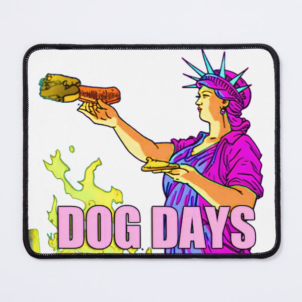 Item preview, Not a blower or a smoker but a meat lover. Lady Liberty on the grill—her specialty: foot long hot dogs. No wiener needs to apply. designed and sold by ignasirus.