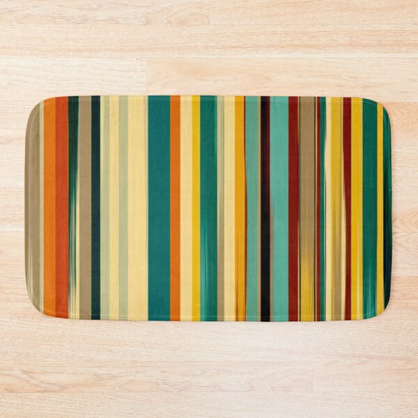 Item preview, Stripe Design - Grace Teal, rust, cream, gray, gold designed and sold by Highlandkings.