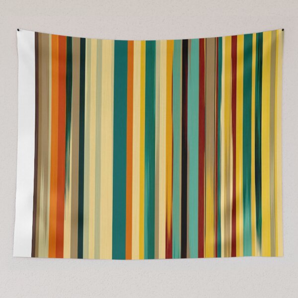 Item preview, Stripe Design - Grace Teal, rust, cream, gray, gold designed and sold by Highlandkings.