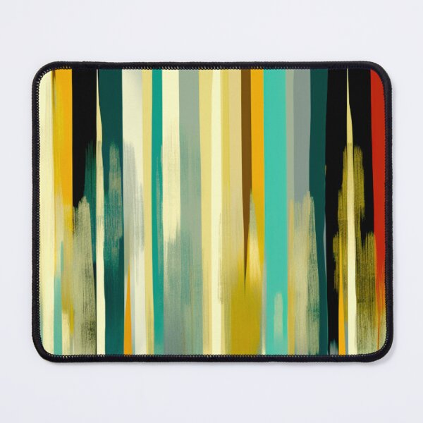 Item preview, Stripe Design -Elegance Teal, rust, cream, gray, gold 2 designed and sold by Highlandkings.