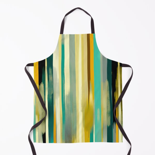 Item preview, Stripe Design -Elegance Teal, rust, cream, gray, gold 2 designed and sold by Highlandkings.