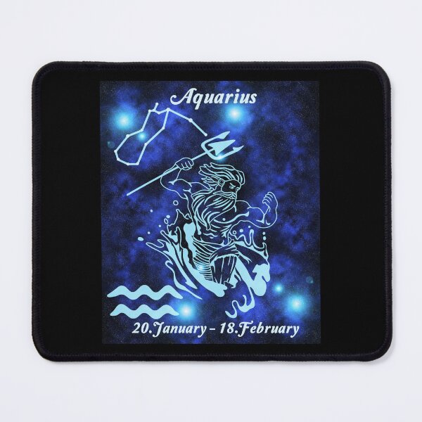 Item preview, Zodiac sign Aquarius, starry sky, constellation, astrology, designed and sold by CreaVisArt.