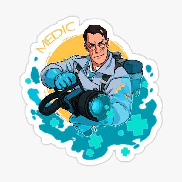 Medic Team Fortress 2  Sticker for Sale by EnoWesker