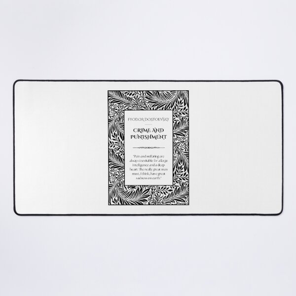 Item preview, Crime And Punishment - Fyodor Dostoevsky Book cover designed and sold by Novelnook.