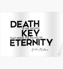 death: golden key to eternity - john milton Poster