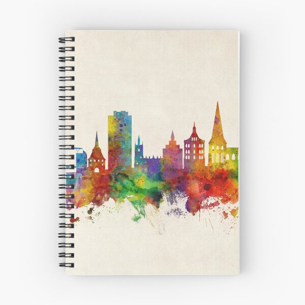 Item preview, Rostock Germany Skyline designed and sold by ArtPrints.