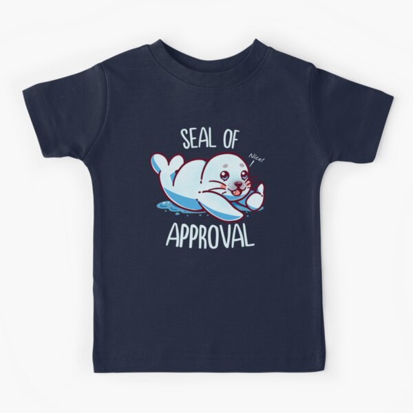 Cute Seal of Approval Kids T-Shirt
