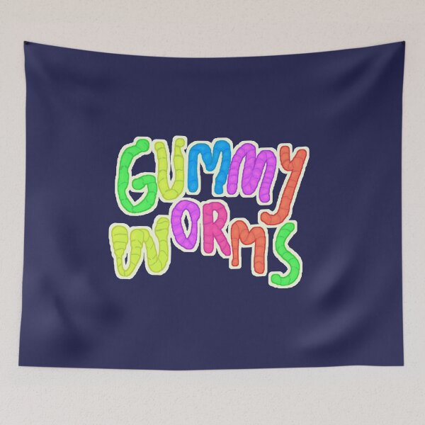 Item preview, Rainbow Gummy Worms Kidcore designed and sold by Polychr.