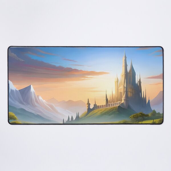 Artikelvorschau, Mystisches Schloss im Sonnenuntergang entworfen und verkauft von ThreadedExpress.