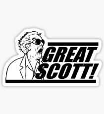 Doc E. Brown Great Scott Sticker