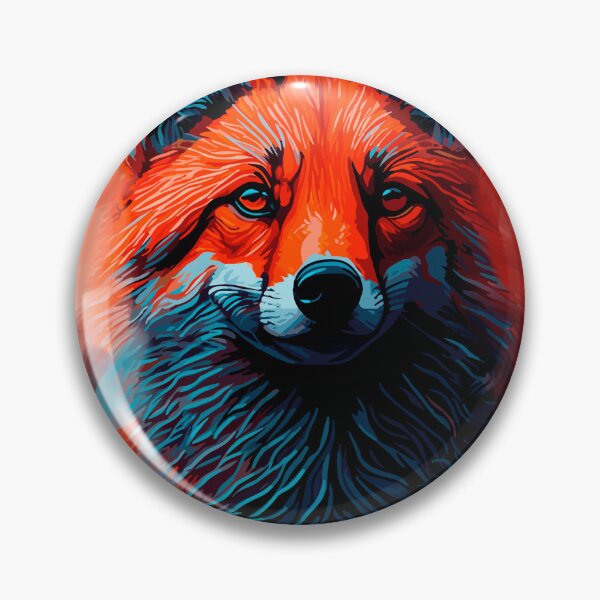 Item preview, red fox portrait designed and sold by landscapeworlds.