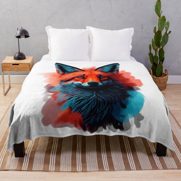 Item preview, red fox portrait designed and sold by landscapeworlds.