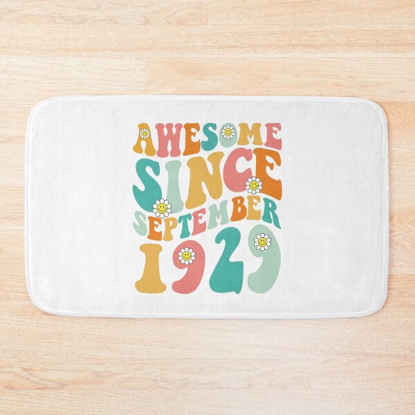 Item preview, Awesome Since September 1929 | Made In 1929 | Retro Groovy Birthday designed and sold by Christina-grich.