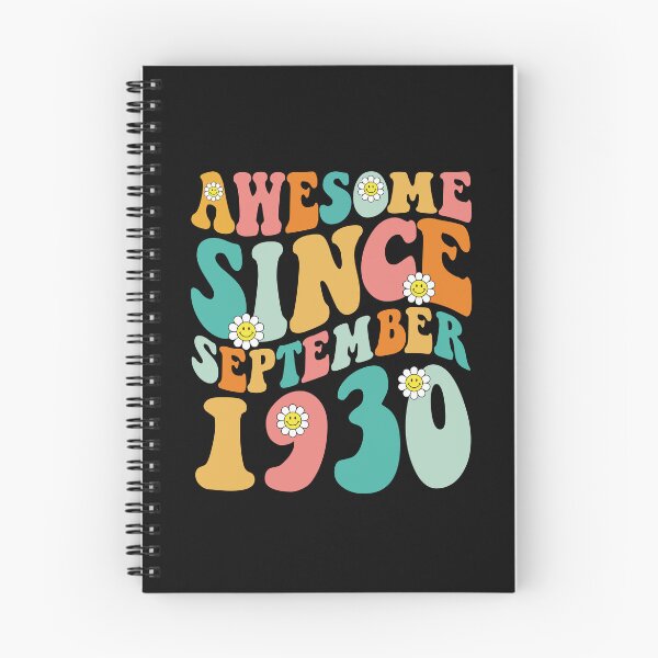 Item preview, Awesome Since September 1930 | Made In 1930 | Retro Groovy Birthday designed and sold by Christina-grich.