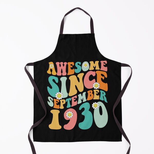 Item preview, Awesome Since September 1930 | Made In 1930 | Retro Groovy Birthday designed and sold by Christina-grich.