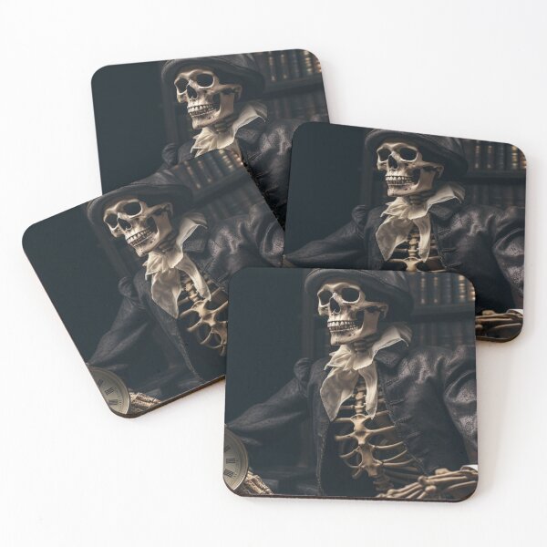 Item preview, Dark Academia Skeleton Studying designed and sold by Radiant-Art.