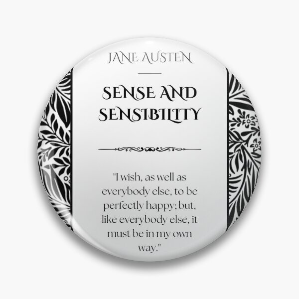 Item preview, Sense And Sensibility - Jane Austen Book cover  designed and sold by Novelnook.
