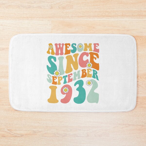 Item preview, Awesome Since September 1932 | Made In 1932 | Retro Groovy Birthday designed and sold by Christina-grich.