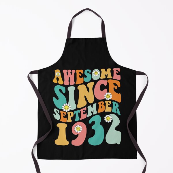 Item preview, Awesome Since September 1932 | Made In 1932 | Retro Groovy Birthday designed and sold by Christina-grich.
