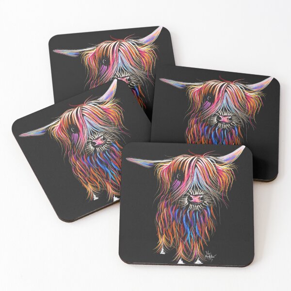 Item preview, CoW PRiNT SCoTTiSH HiGHLaND ' Colourful Clara ' By SHiRLeY MacARTHuR designed and sold by Shirley MacArthur Art.
