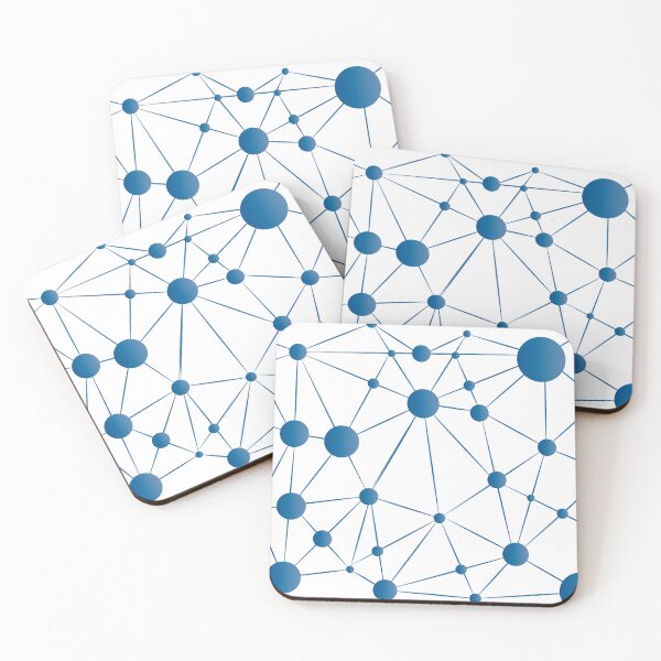 Item preview, Blue circles and lines designed and sold by Taidundua.