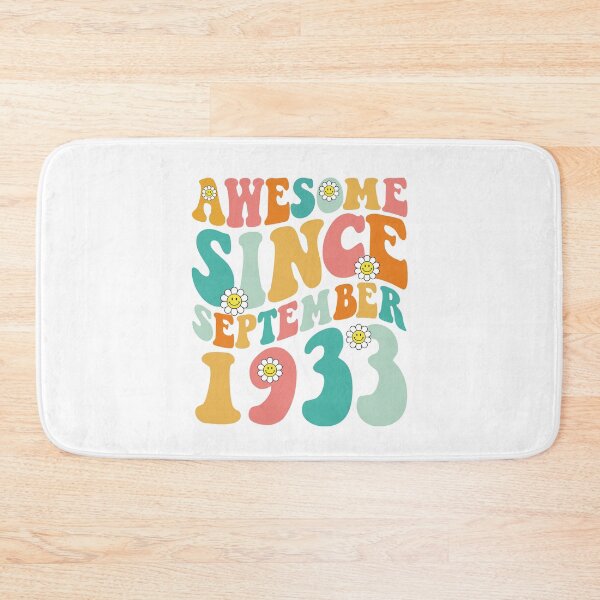 Item preview, Awesome Since September 1933 | Made In 1933 | Retro Groovy Birthday designed and sold by Christina-grich.