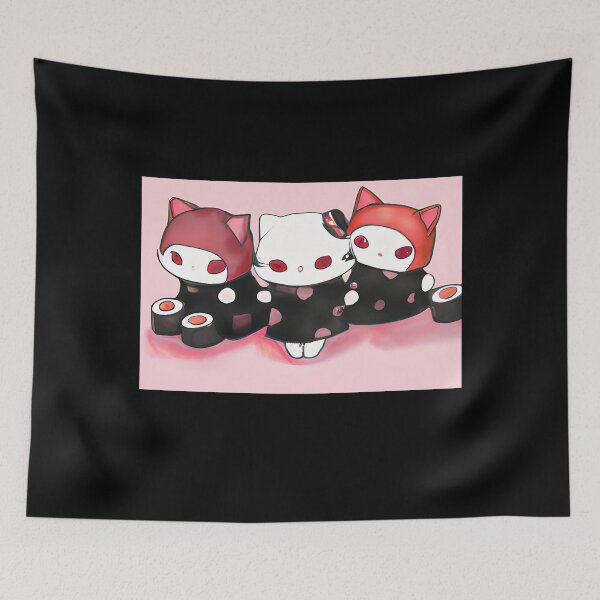 Item preview, Three sushi cats designed and sold by MikoMate.