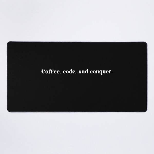 Item preview, Coffee, code, and conquer. designed and sold by PeacockThrone25.