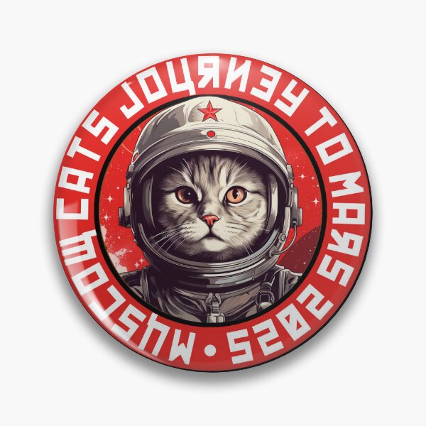 Item preview, Astronaut Cat Logo - Soviet  designed and sold by Totalthrive.