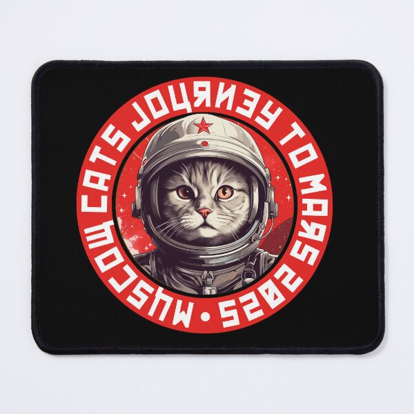 Item preview, Astronaut Cat Logo - Soviet  designed and sold by Totalthrive.