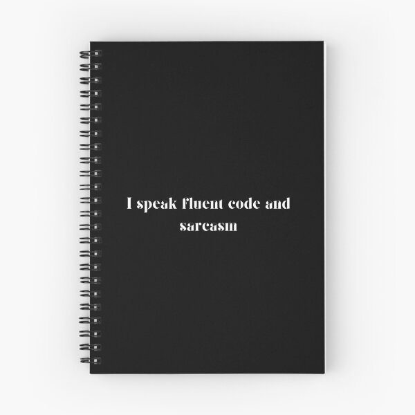 Item preview, I speak fluent code and sarcasm designed and sold by PeacockThrone25.