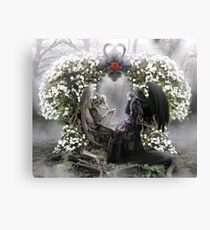 Your heart is beating me to death everyday Canvas Print